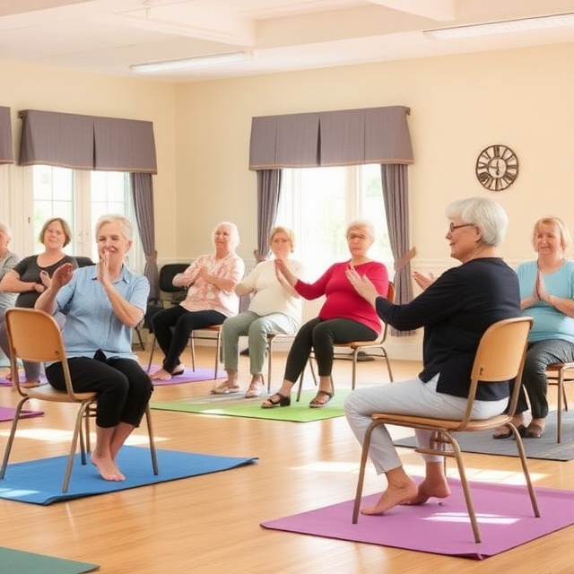 Sesión de yoga restaurativo